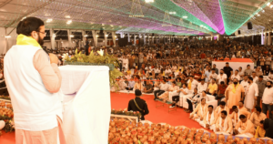 पंचकूला में पहली बार सजा बाबा बागेश्वर का दरबार,  CM नायब सैनी बोले, ‘जब युवा राम को अपनाता है, तो…’