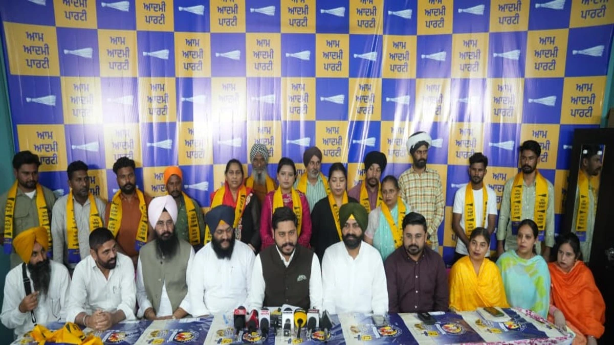 Tarn Taran Bypoll से पहले बड़ा राजनीतिक बदलाव – Akali Dal की नेता वंदना गिल अपने समर्थकों के साथ APP में शामिल