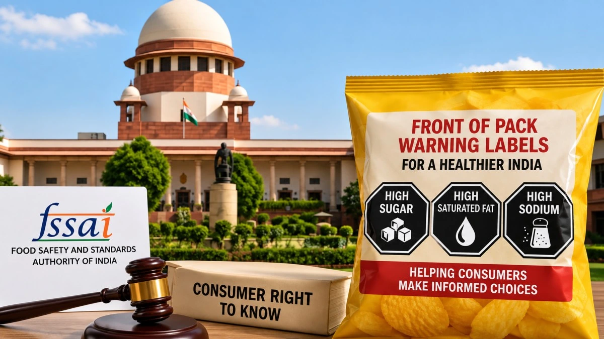 Packaged Foods की Labelling में हो सकता है बड़ा बदलाव, 10 सितंबर को Supreme Court में अहम सुनवाई