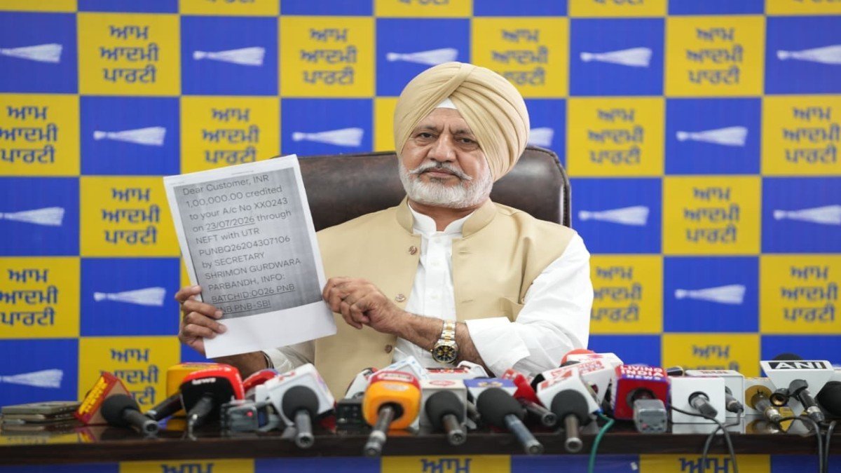 जुलाई में SGPC सेक्रेटरी के अकाउंट से बहरीन की महिला के अकाउंट में ₹1 लाख ट्रांसफर किए गए, हरजिंदर धामी बताएं कि संगत का पैसा कहां खर्च हुआ: बलतेज पन्नू